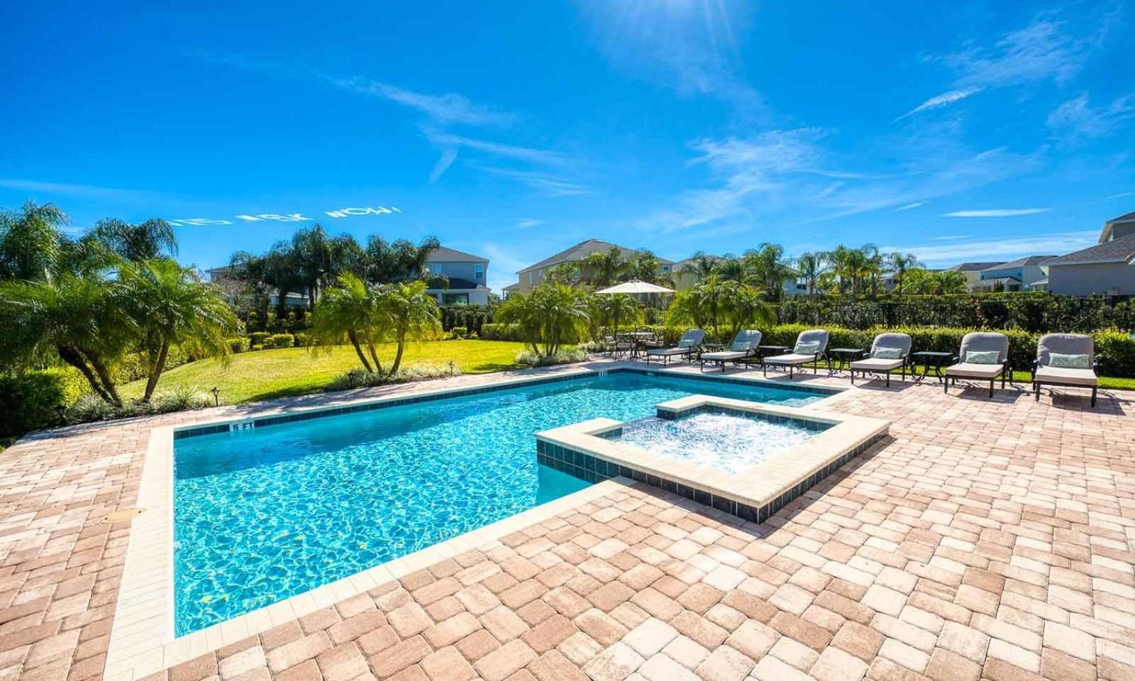 Sun-Kissed 6 Bdrm Villa With Private Pool At Encore Orlando Exterior photo
